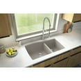 thumbnail image 5 of Karran Usa Qu-721 Quartz Qu 33-1/2" Undermount Double Basin Quartz Composite Kitchen Sink, 5 of 5