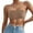 Khaki, variant on 2PC Lingerie for Women Ice Silk Pads Strapless Minimizer Bras for Women,Beige,L