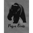thumbnail image 3 of Baby & Papa Bear Men's T-shirt & Baby Bodysuit Outfit Father & Son Matching Set Dad White 5XL / Baby White 24M (18-24M), 3 of 8