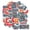 1A-35pcs, variant on 35pcs Cute Space Stickers Astronaut Stationery Stickers Planet Animal Decals for Luggage Notebook Phone