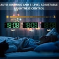 thumbnail image 5 of ARCTICICE LED Digital Clock with 5 Setting Modes, USB & Battery Powered Sunrise Alarm Clock for Bedroom Home Decor Teen Boy Girl Gifts, Green Light, 5 of 8