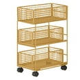 thumbnail image 5 of deevoka Under Desk Cart Practical Rolling Storage Organizer for Office Home Bathroom L L, 5 of 9