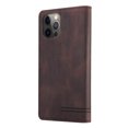 thumbnail image 4 of TECH CIRC phone case for iPhone11 pro, Handmade  wallet PU Leather Flip Folio Case Wallet with Card Slot, TPU Shockproof Inner Case  with iPhone11 pro,Brown, 4 of 11