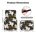 thumbnail image 5 of Yiaed Lilies Flowers Print Carpet Floor Mats for Cars, Auto Accessories Front & Rear Car Floor Mats Car Floor Foot Mat Sets of 4 Pieces, 5 of 7