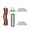 Chocolate, variant on Compatible With Dreame D9, D9 Max, L10 Pro Robot Vacuum Spare Parts Consumables Main Side Brush Hepa Filter Mop Cloth Accessories