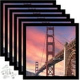 thumbnail image 4 of Black 12 x 12 Picture Frame Set 6 Pieces for Canvas Collage Photos Certificates Wall Gallery Horizontal or Vertical Display, 4 of 4