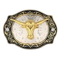 thumbnail image 1 of Hebilla de cinturón decorativa vintage, hebillas de cinturón vaquero occidental, 4.33 x 3.34 pulgadas Yinane Hebilla de cinturón para hombre, 1 of 8