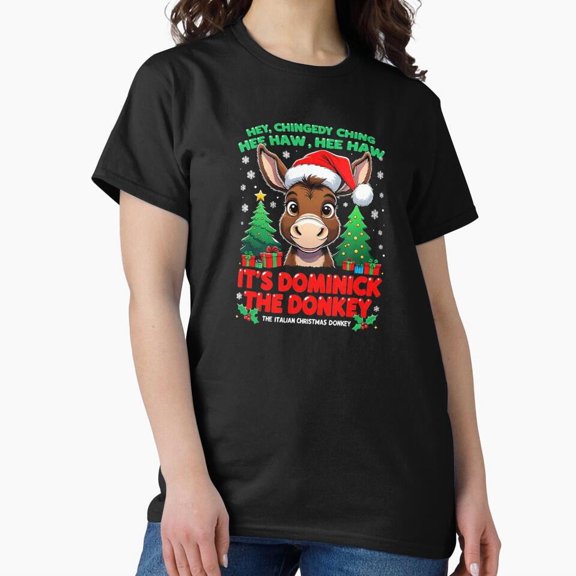 Dominick Donkey Cheer Mi Burrito Sabanero Holiday Music Art Unisex T-Shirt, up to size 5XL