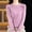 Purple, variant on Pitauce Womens Long Sleeve Sweater Knit Crew Neck Pullover Tops Solid Color Slim Fit Blouses Casual Bottom Sweater Tops