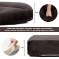 thumbnail image 5 of Lovote 5pcs Velvet Glider Rocking Chair Replacement Cushion Set Soft Non-Slip w Pockets, 5 of 6