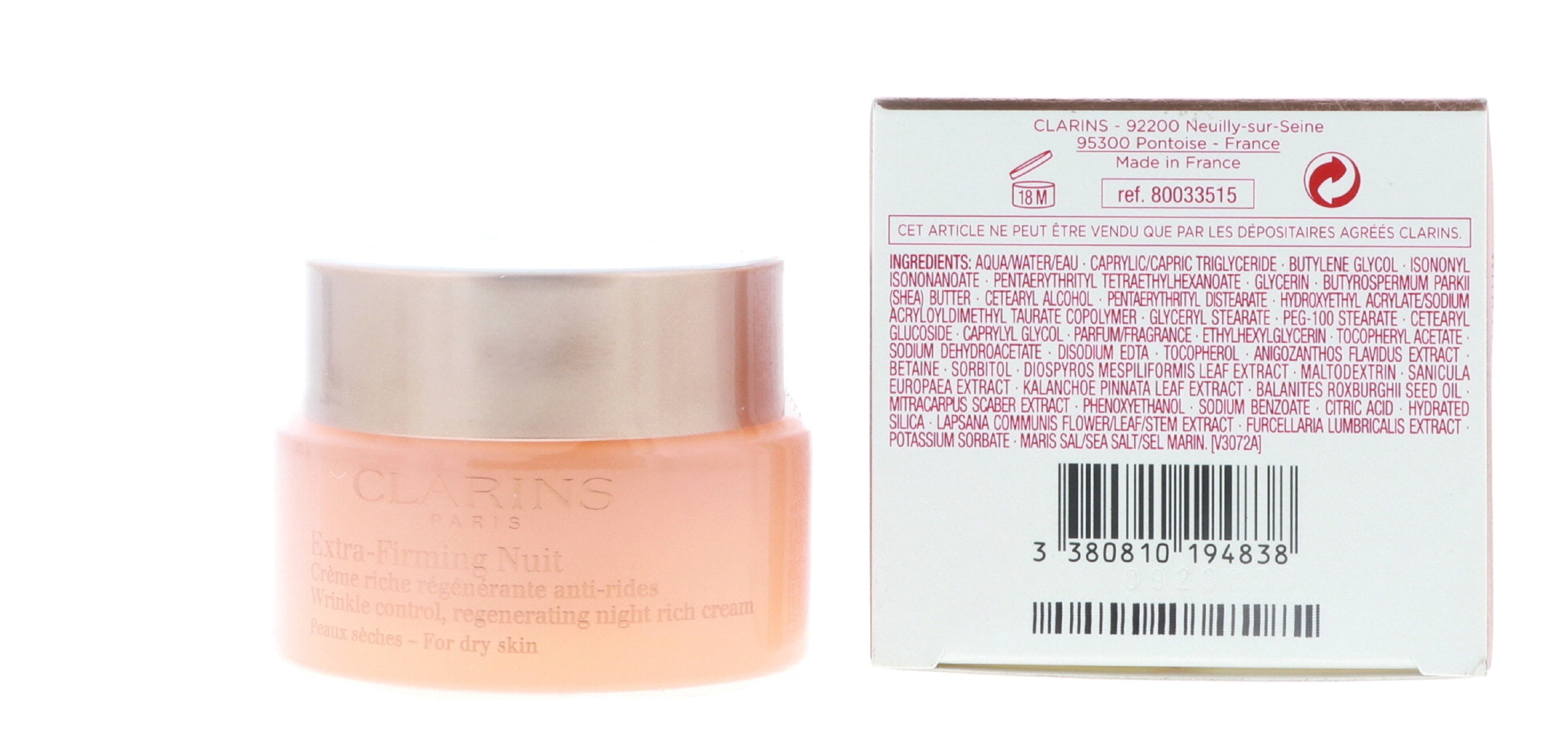 Clarins Ladies  Extra Firming Nuit Creme Riche Peaux Seches 1.7oz/50ml