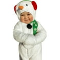 thumbnail image 3 of MQLKF Infant Boys Girls Christmas Long Sleeve Romper Cartoon Snowman Cosplay Hooded Fleece Costume Jumpsuit Scarf Outfits Funny Cute Infant Jumpsuit Clothes, 3 of 9