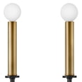 thumbnail image 6 of 83152BK Lark Lazlo - 2 Light Tall Wall Sconce In Transitional and Modern Style-15.25 Inches Tall and 8 Inches Wide, 6 of 18