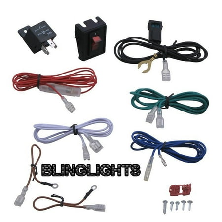 Universal Wiring Kit + Fuse for Car Lights Driving Fog Lamps Auxiliary Lighting Foglamps