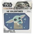 thumbnail image 3 of Star Wars Mandalorian Baby Yoda 32 Valentine Cards with Charms Lollipops MiniPops Candy, 48 Heart Sticker Seals and (1) Valentine's Day Pen Classroom Exchange Bundle For Kids, 3 of 8