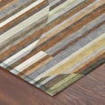thumbnail image 3 of Addison Rugs Chantille Indoor/Outdoor Transitional Stripes Paprika Machine Washable Rectangle Rug, 8' x 10', 3 of 8