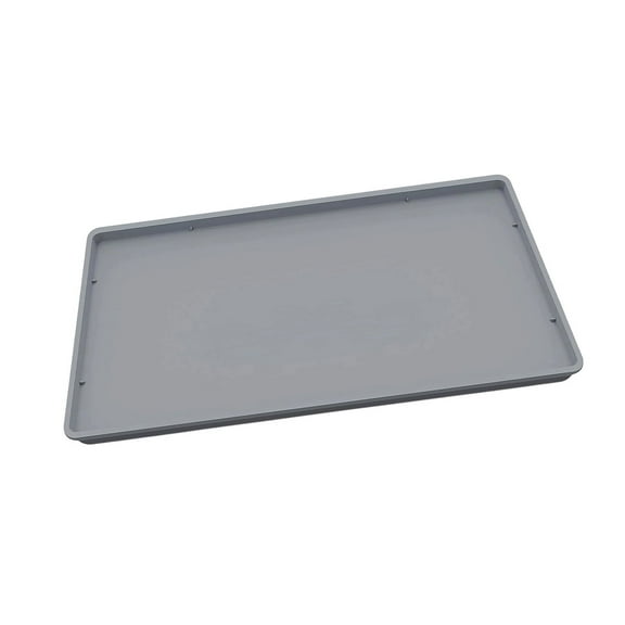 Nonslip Heat Resistant Coffee Machine Tray Silicone Drying Pad With Drainage Channel Countertops Beverage Spills
