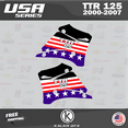 thumbnail image 2 of Kalair GFX Graphics Kit for Yamaha TTR125 (2000-2007) Usa Series, 2 of 5