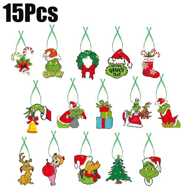 Decoración de fiesta de Navidad, colgante de dulces para árbol de Navidad, adornos de dulces de Noel, decoración de Feliz Navidad, Feliz Año Nuevo, 2024