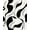 Black Gray White, Pattern 1, variant on ODIKA 8'x10' Washable Area Rug Bold Negative Para Habitacion Alfombras Minimalist Abstract Playful for Living Room, Under Sectional, Family , Durable, Non-Slip