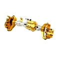 thumbnail image 4 of Pieza de actualización del eje del coche RC Accesorio RC fácil de instalar Pieza del coche RC para 1/10 RC Crawler Modificación de accesorios DIY Eje delantero dorado, 4 of 8