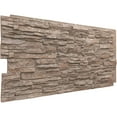thumbnail image 4 of Ekena Millwork 45 3/4"W x 24 1/2"H x 1 1/4"D Canyon Ridge Stacked Stone, EverStone Faux Stone Siding Panel, Mount Vernon, 4 of 9