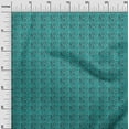 thumbnail image 2 of oneOone Viscose Chiffon Fabric Swirl & Floral Block Print Fabric By The Yard 42 Inch Wide, 2 of 4