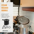 thumbnail image 3 of unbranded Electric Pressure Cooker Accessory Steam Release Valve 1 Set Anti Blockage PP Plastic and Iron, 3 of 6