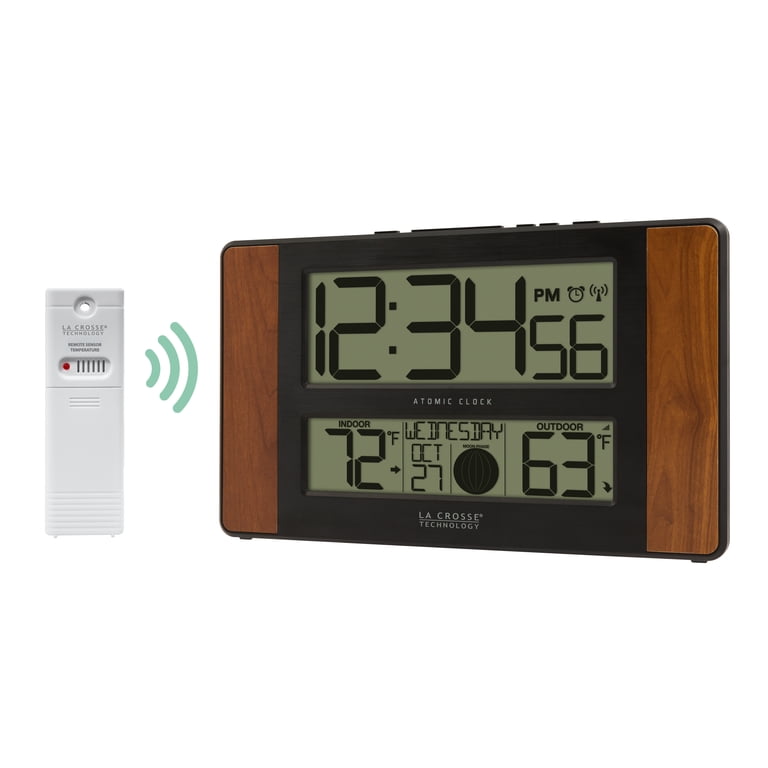 Lacrosse Weather Stations La Crosse Technology Atomic Digital Clock ...