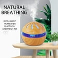 thumbnail image 1 of 300ML Creative Windmill Wood Grain Colorful Night Atomizing Humidifier Aromatherapy Oil Diffuser, 1 of 2