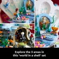 thumbnail image 4 of LEGO Disney The Little Mermaid Royal Clamshell 43225 Collectible Adult Building Set, Gift for Disney Princess Movie Fans Ages 18 and Up, Featuring Ariel, Ursula, King Triton, Sebastian and Flounder, 4 of 7