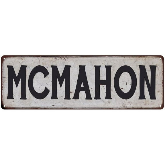MCMAHON Vintage Look Gift Rustic Chic Metal Sign 6x18 206180036794