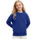thumbnail image 4 of Cowsor Womens Varsity Oversized Sweatshirt Crewneck Long Sleeve Casual Fashion Pullover Top Fall Outfits, 4 of 7