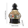 thumbnail image 3 of Tyidzon Snow Globe Lantern Lighted Christmas Tree Water Lantern Swirling Glittering Home Christmas Decorations Gift, Battery Operated 5.7 Inch, 3 of 8