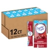 Crystal Light Cherry Pomegranate Naturally Flavored Powdered Drink Mix, 120 ct Pack, 12 Boxes of 10 On-the-Go-Packets