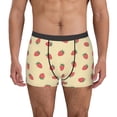 thumbnail image 1 of Fotbe Strawberries Calzoncillos Tipo Boxer con Bolsa de Soporte Total para Hombre, X-Temp Fresco, Transpirable y de Secado Rápido-Small, 1 of 5