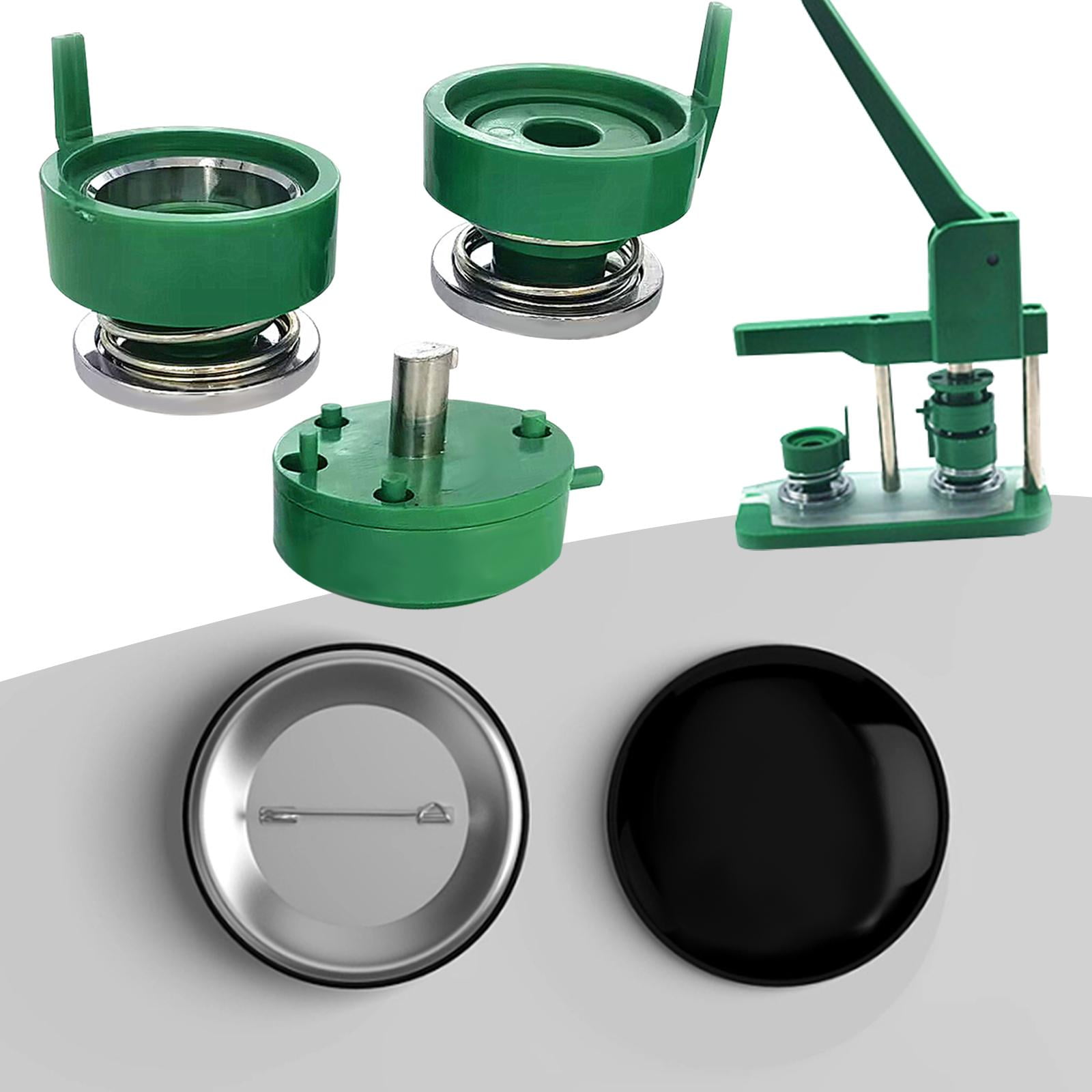 Badge Making Badge Button Mould Top, Bottom  Badge Machine Round Interchangeable Die Mould Badge Button Makers Green 58mm