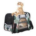 thumbnail image 6 of Koala Sherpa Fabric Dog Carrier Bag 900D Oxford Cloth Pet Travel Bag 17x10x11.8 in Blue, 6 of 7