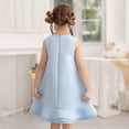 thumbnail image 5 of Girl Sleeveless Bowknot Dress Princess Birthday Party Wedding Ball Gown 3-8Y, 5 of 5