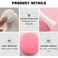 thumbnail image 2 of Cepillo facial manual rosa cepillo de limpieza facial cepillo exfoliante facial para puntos negros exfoliante manual ultra suave, 2 of 5
