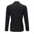thumbnail image 5 of Men's Slim Fit Corduroy Suit Jacket One Button Business Coat Herringbone Blazer British Wool Blend Vintage Jacket, 5 of 5