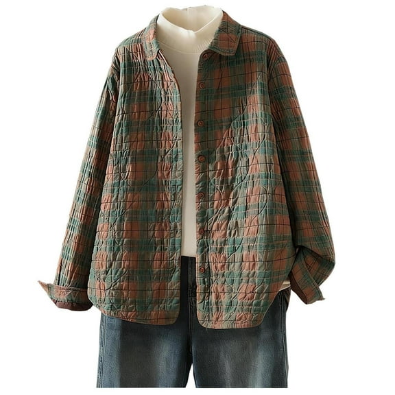 Ashirexll Womens Fleece Coats, Winter Coats for Women, Casual Long Sleeve Jacket Without Hood