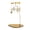 A, variant on Rotating Metal Candle Carousel Stand Golden Spin‑Around Candle Topper With Hanging Ornaments Decorative Tabletop Candle Holder For Mantel Shelf Wedding Party Home Dining Table Centerpiece Display