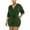Army Green, variant on Htigea Clearance Women V-Neck Shorts Jumpsuit One Piece Bodysuit Pajama Rompers Overall Sleepwear Blue,L