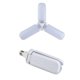thumbnail image 1 of Foco de garaje E27 45W, blanco frío 6000k-6500K 4000Lm Foco de taller deformable con 3 paneles ajustables, iluminación de techo LED, para garajes, almacenes, gimnasios, 1 of 1