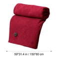 thumbnail image 4 of 2027 Wearable Heated Blanket with Zipper 3 Heat Settings, Portable Heated Shawl Wraps for Women, USB Heat Wrap Blanket for Home Office Travel, 4 of 6