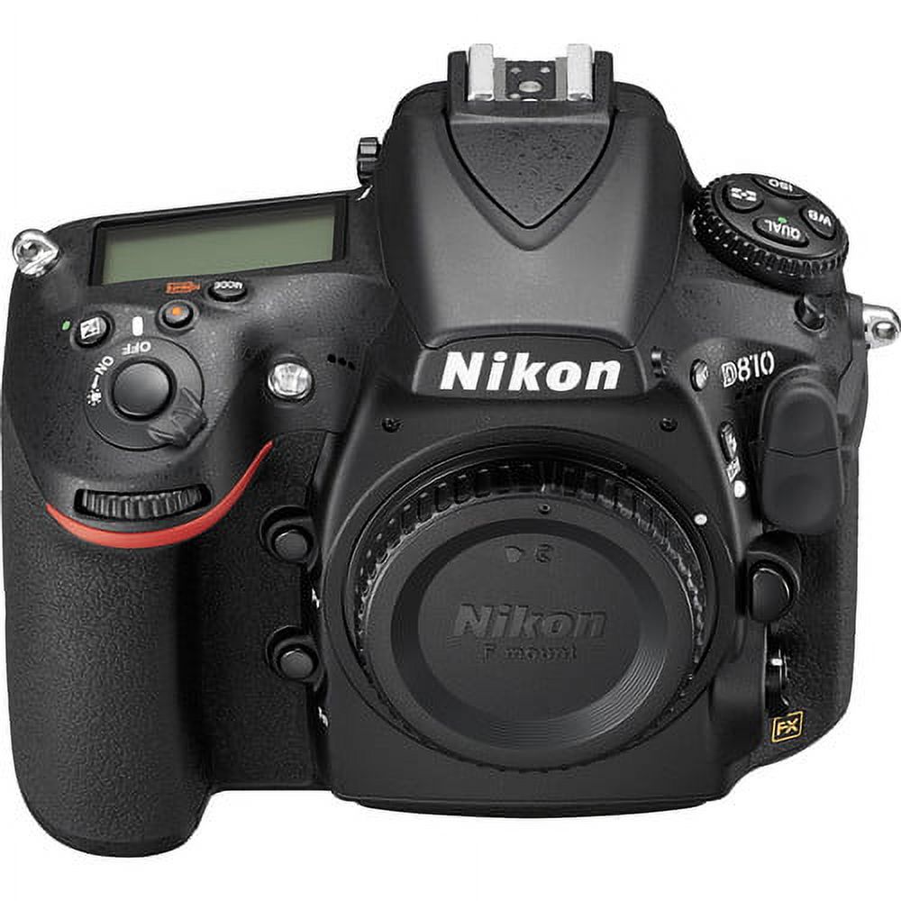 Nikon D810 DSLR 36.3MP FX Camera + Nikon 18-140mm VR Lens + Wrist Grip- 64GB Kit - image 3 of 11