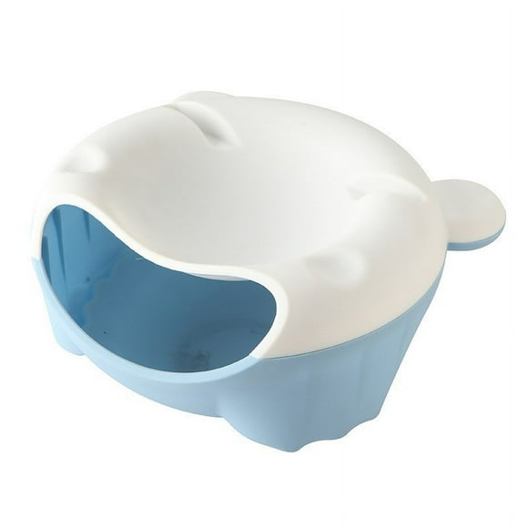 mtvxesu Trash Can Kitchen, New Desktop Trash Can Lazy Fruit Snack Nut Melon and Fruit Bowl Double-layer Plastic Candy Basin Bathroom Wastebasket Lid Trash Can Up to 65% Off
