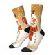 thumbnail image 1 of Fotbe Christmas Snowman Gift Calcetas Largas con Estampado para Hombre y Mujer – Calcetas de Compresión Transpirables y Elásticas, Viajar y Uso Diario Talla 5-11, 1 of 6