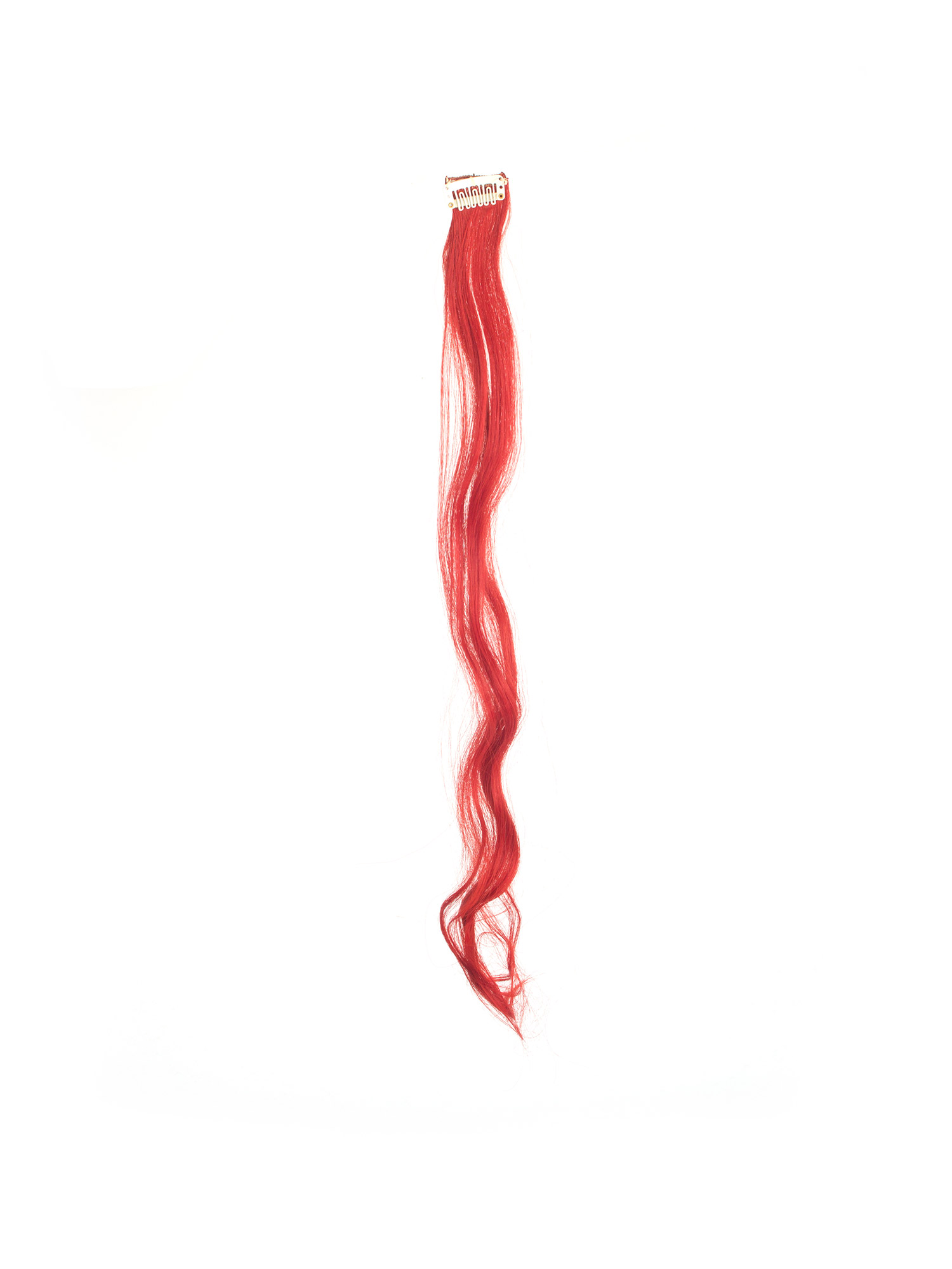 LELINTA Clip In On Colorful Hair piece Synthetic Curly Silk Soft Hair Extensions Highlight - image 4 of 5
